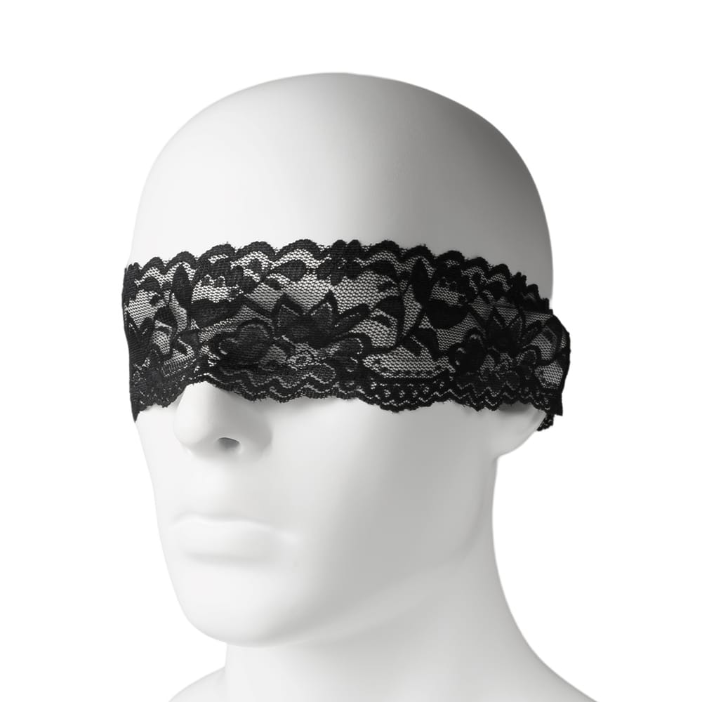 Sexy Black Lace Mask - Image 2