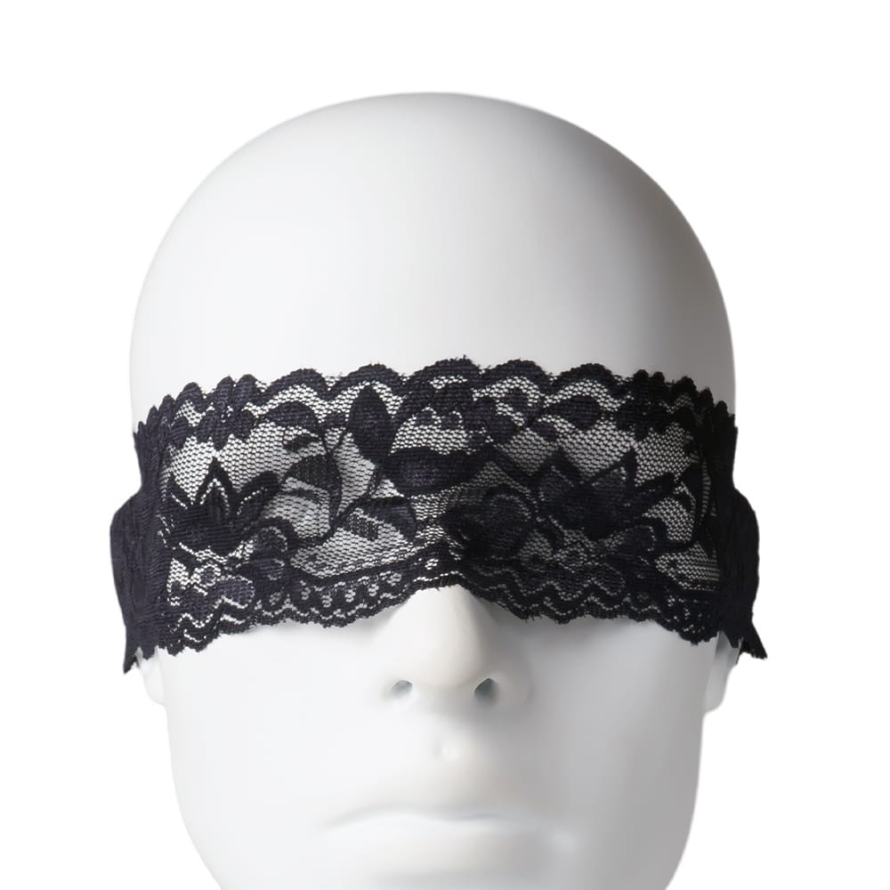 Sexy Black Lace Mask - Image 3